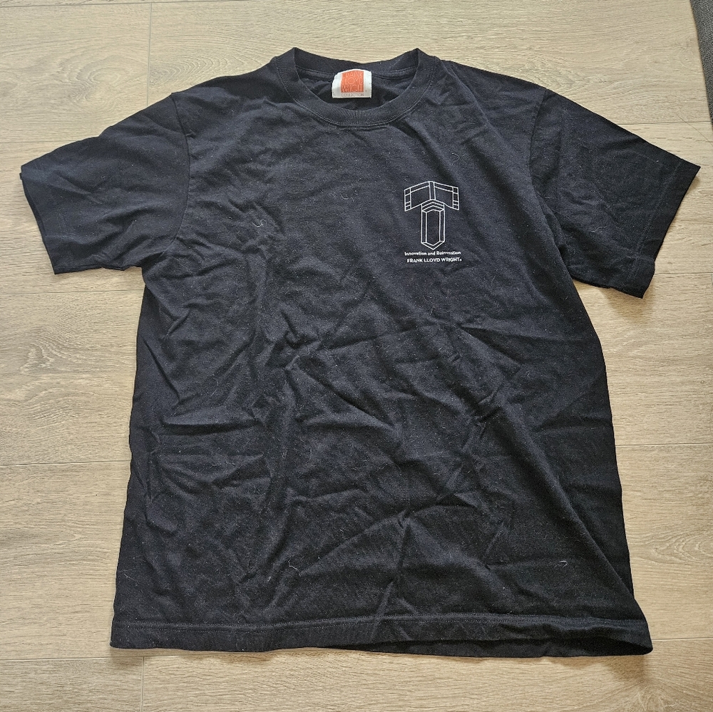Frank Lloyd Wright Black Short Sleeve Tee